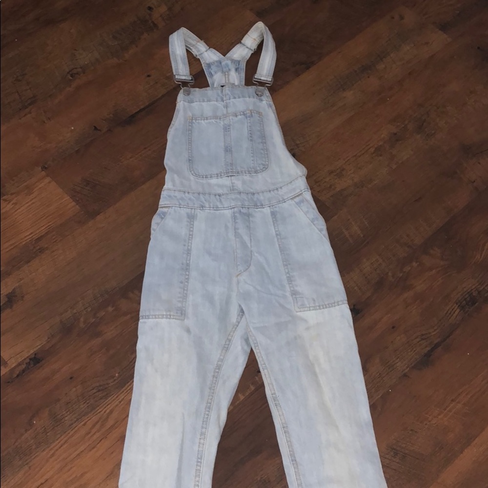 Denim overalls